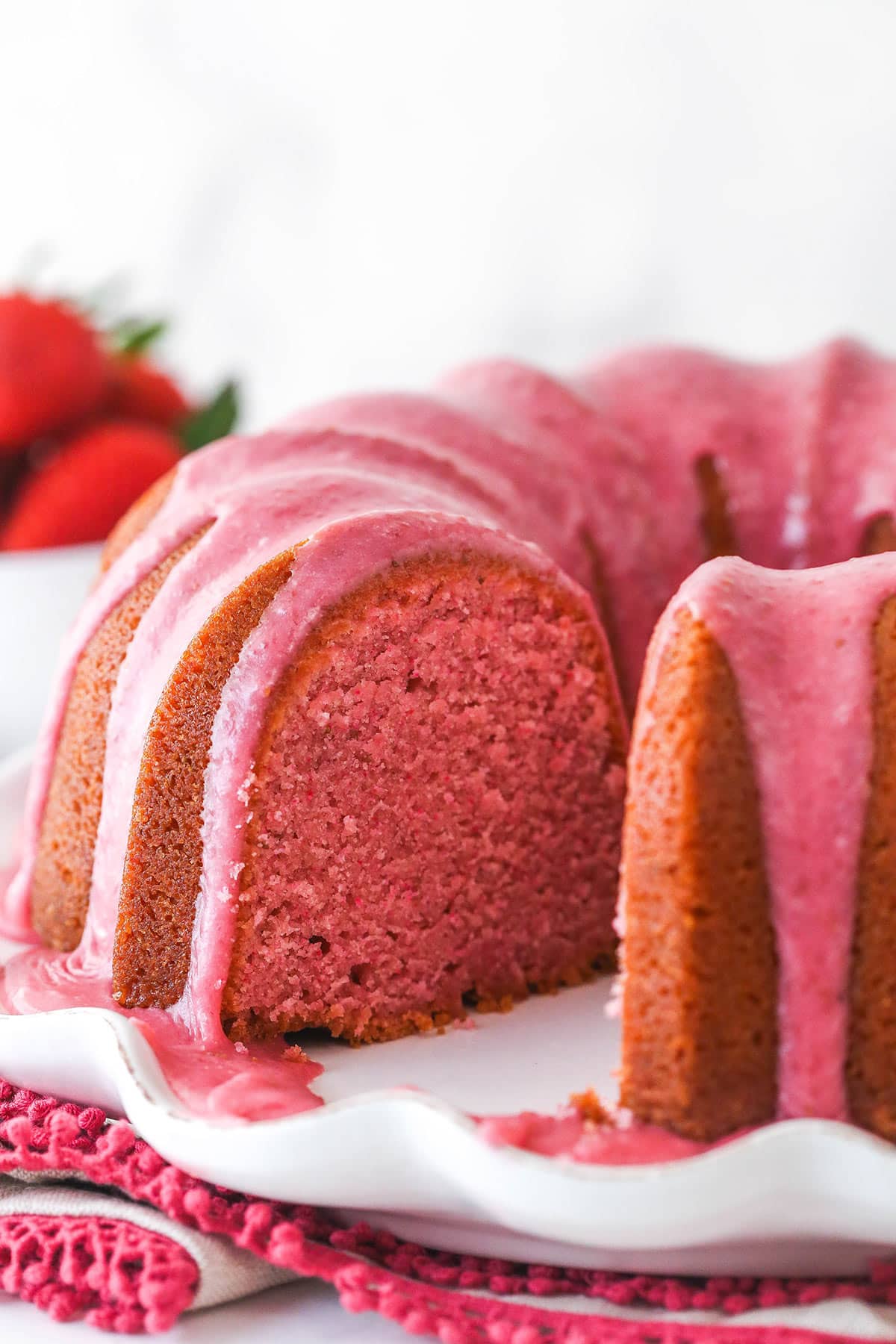 Strawberry Pound Cake