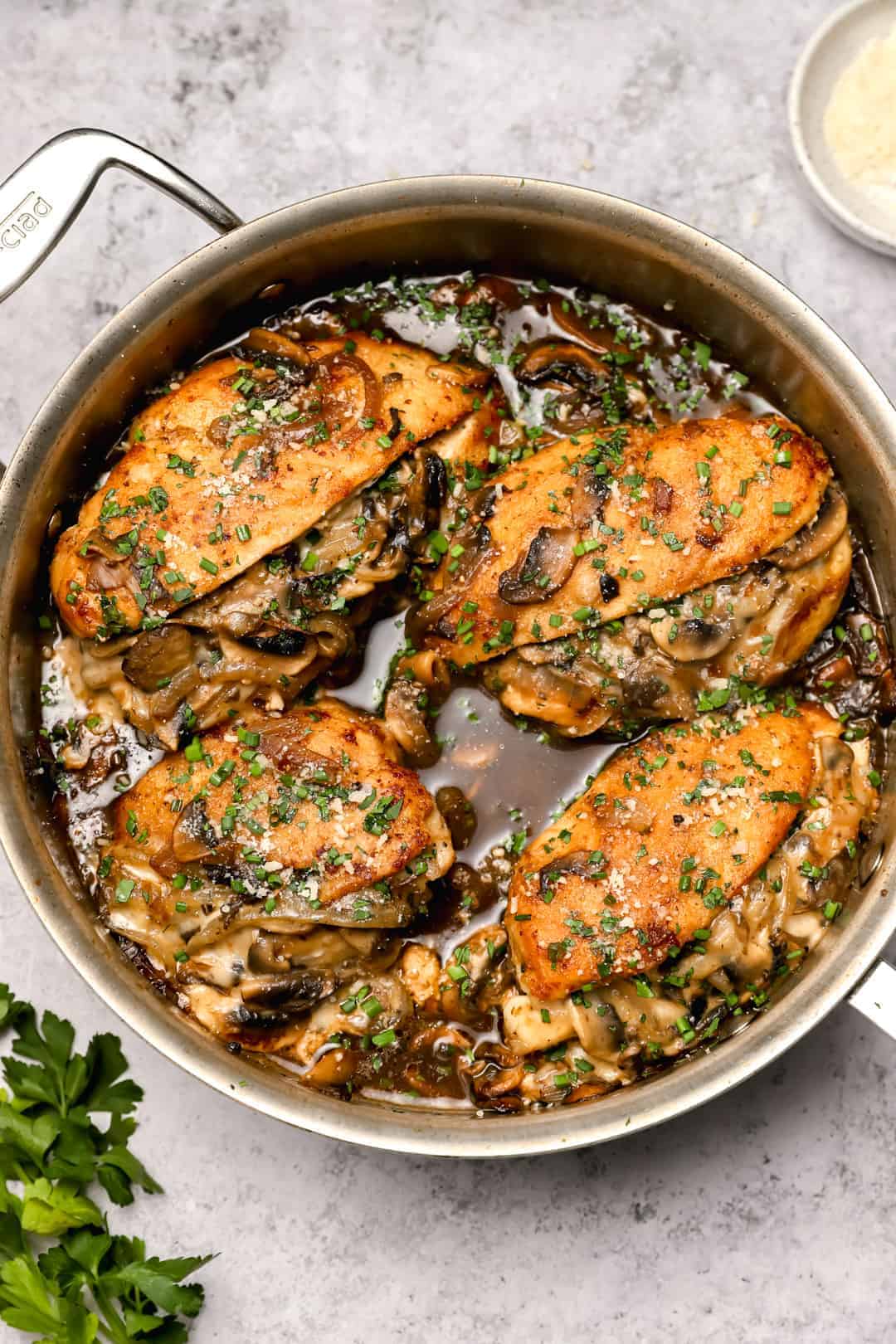 Wild Mushroom and Fontina Stuffed Chicken