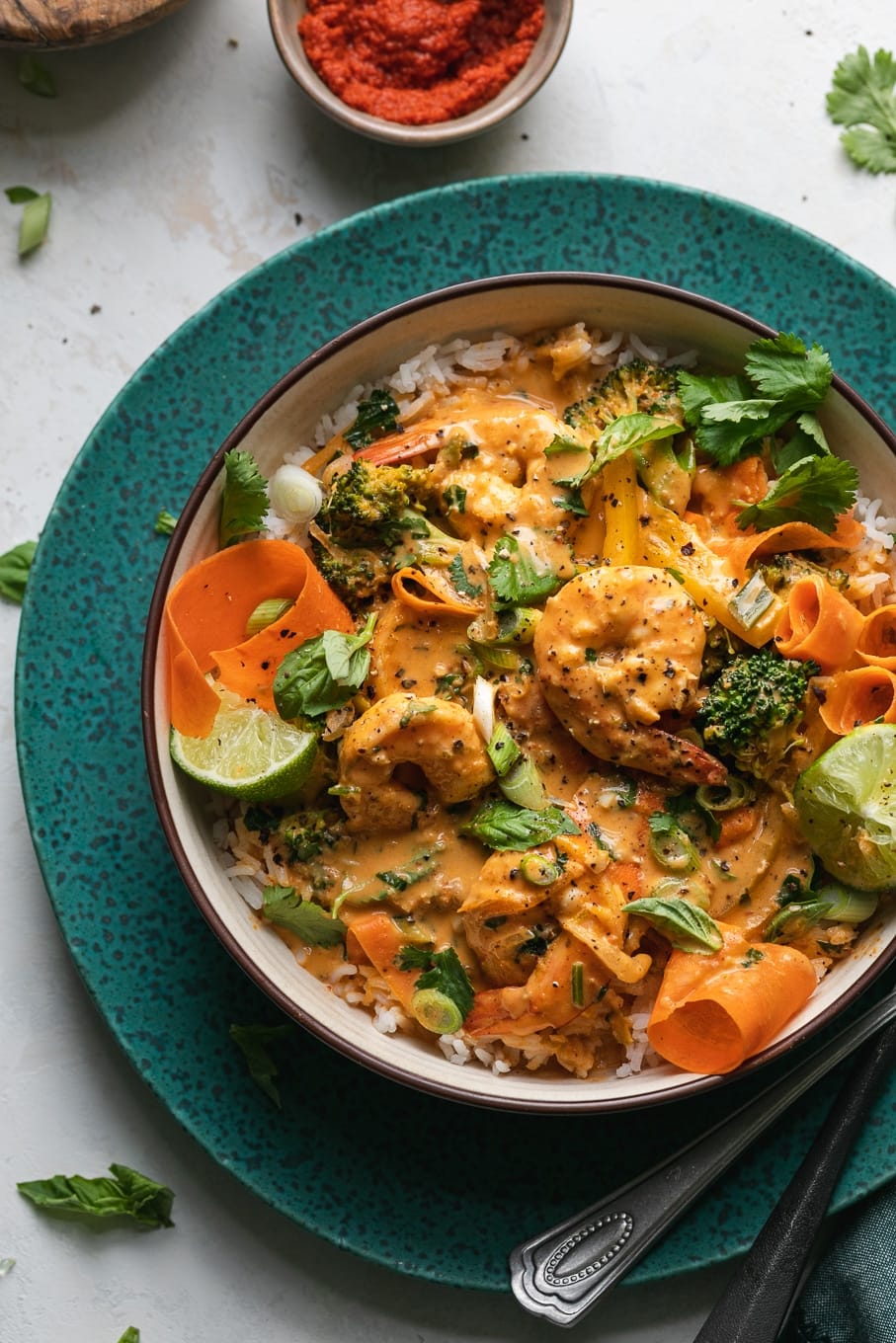 Thai Red Curry with Shrimp