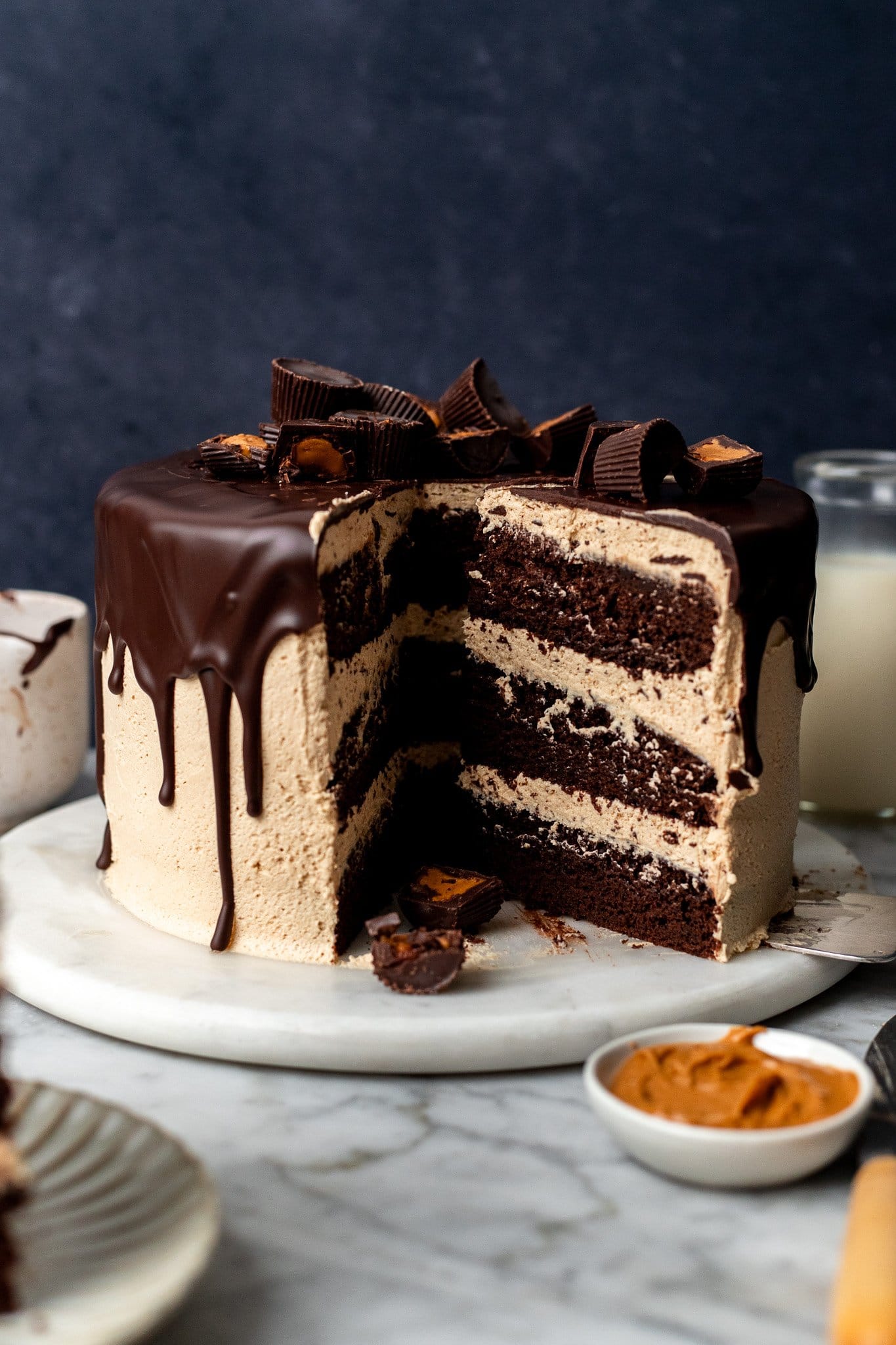 Vegan Peanut Butter Cake