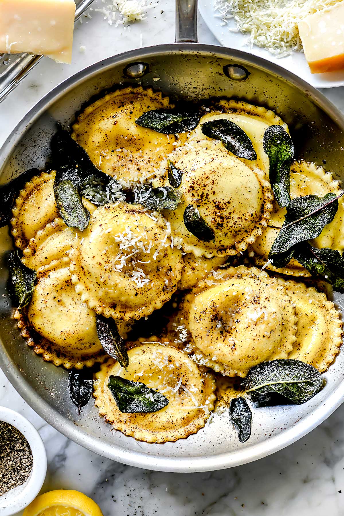 Brown Butter Sage Ravioli Recipe
