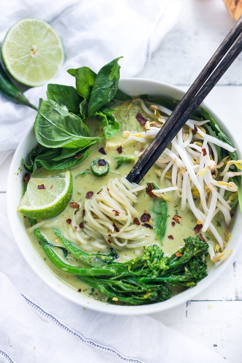 Green Curry Noodles