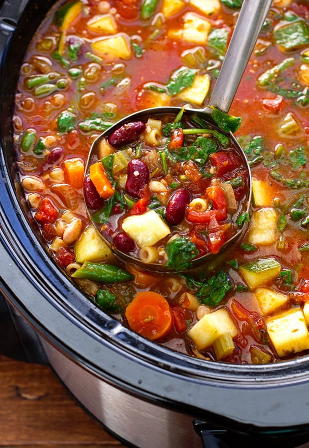 Crockpot Minestrone Soup Recipe