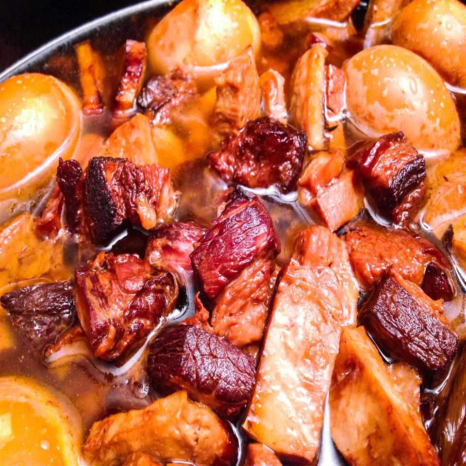 Slow Cooker Chinese Red-Braised Pork Belly Recipe
