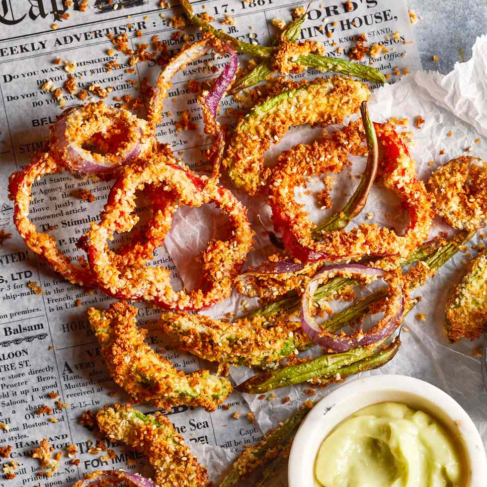 Air Fryer Tempura Vegetables Recipe