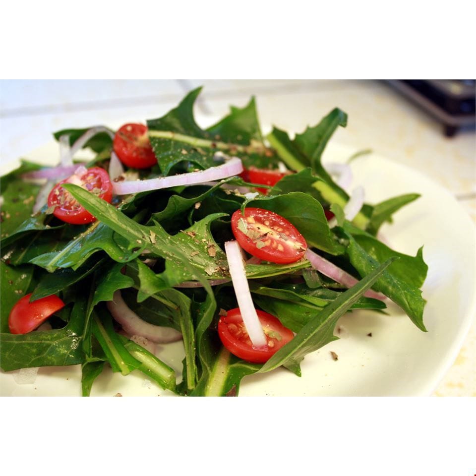 Dandelion Green Salad Recipe