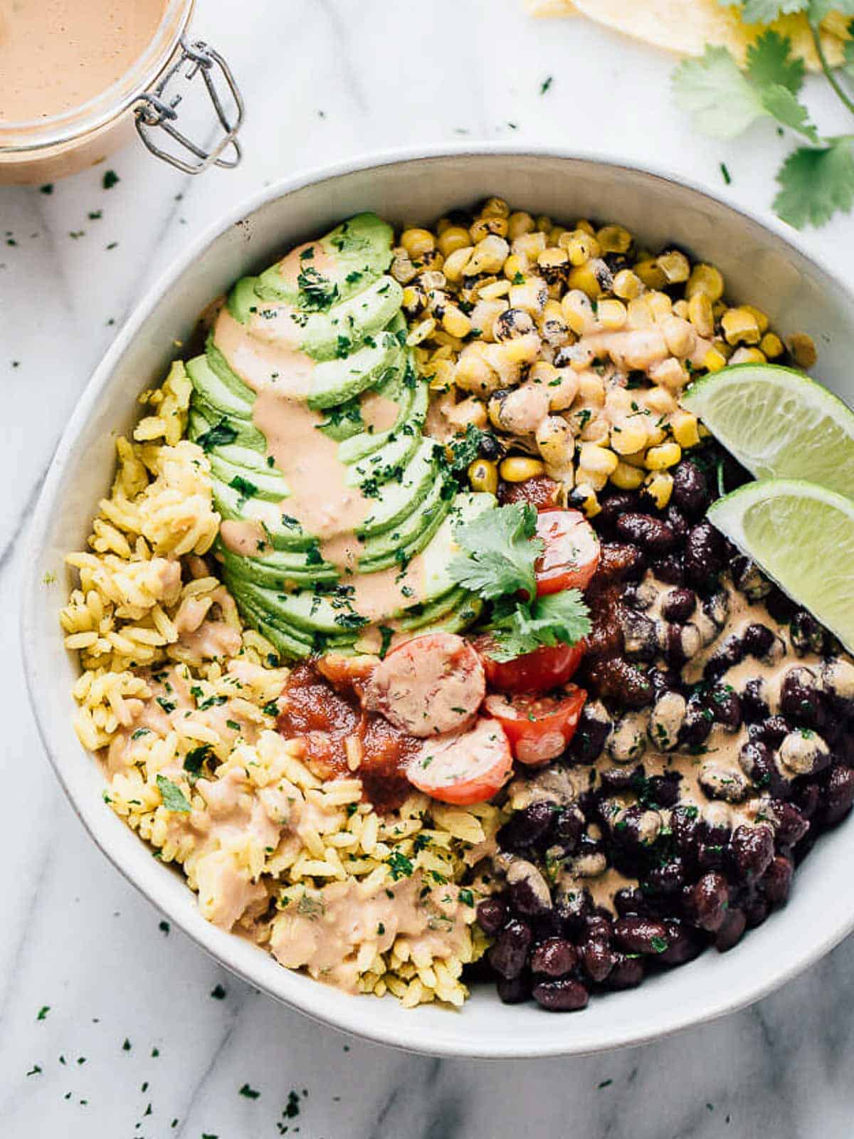 Simple Black Bean Burrito Bowl Recipe