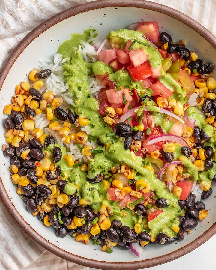 Black Bean and Brown Rice Bowl Recipe