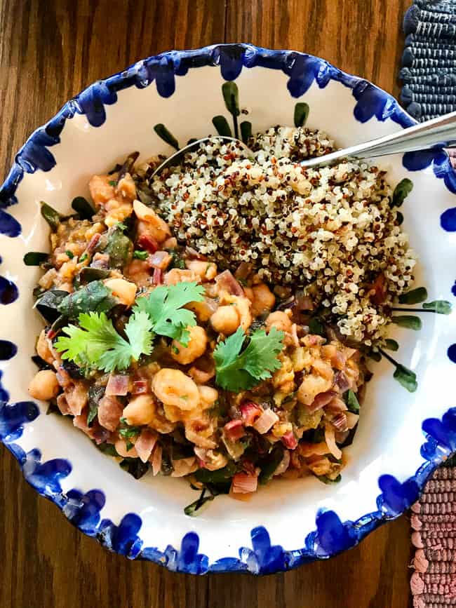 Swiss Chard and Chickpea Curry Recipe