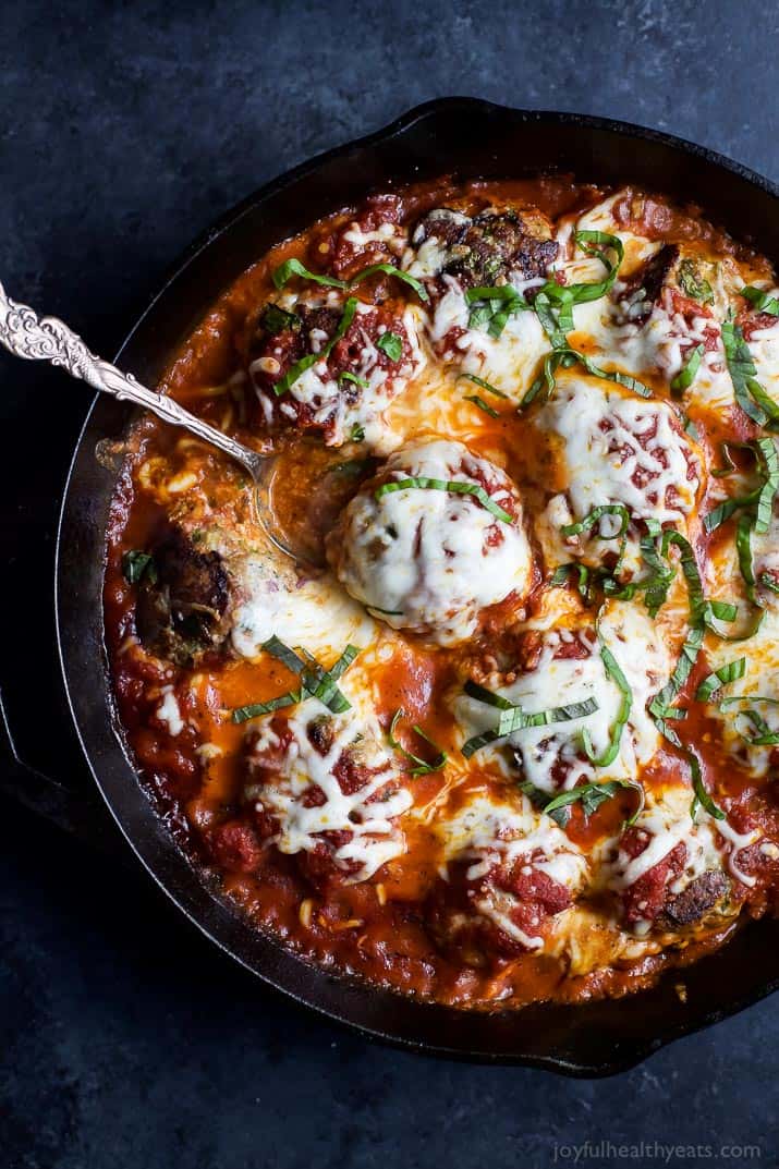 Baked Turkey Meatballs in Low-Sodium Marinara Recipe