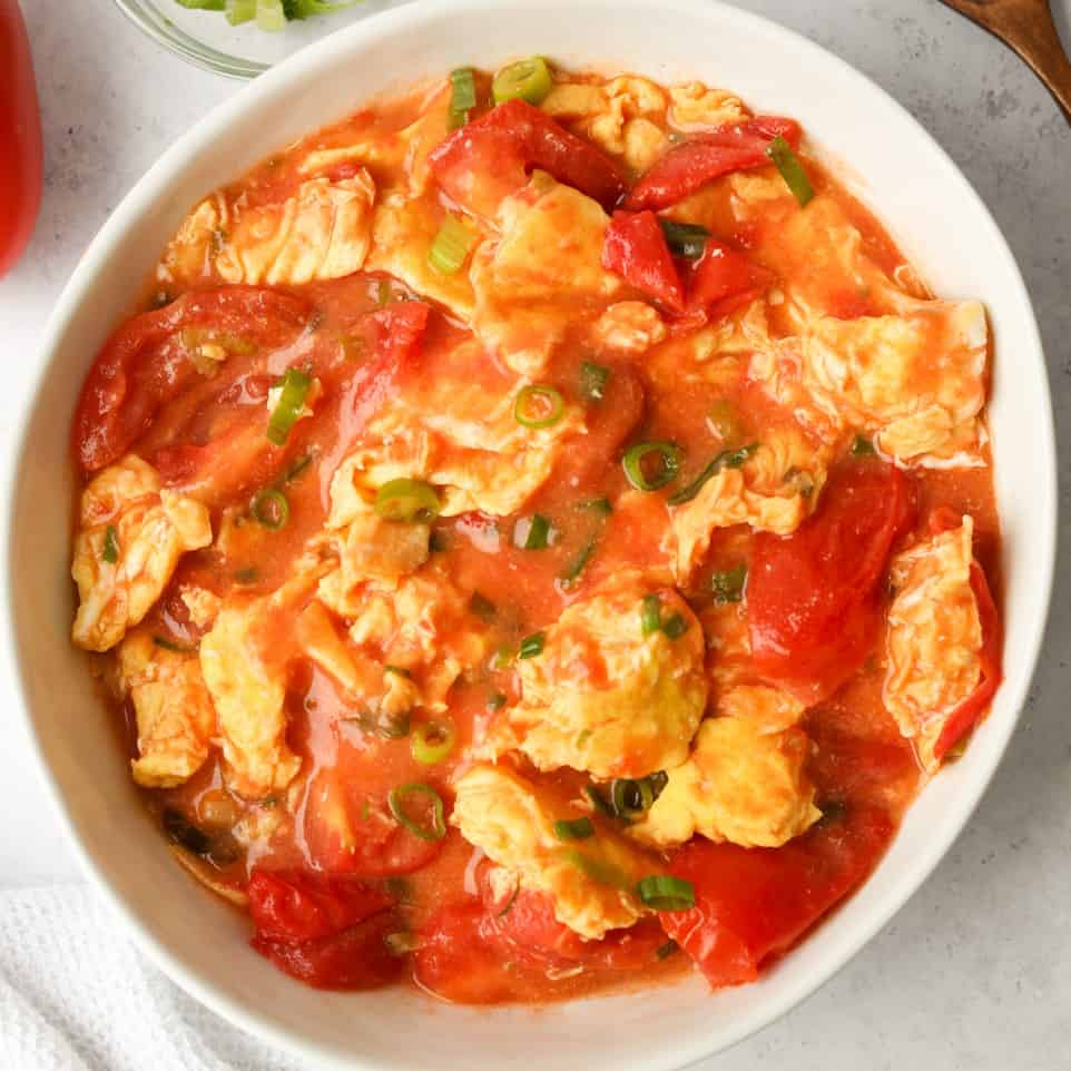 Chinese Tomato Eggs Recipe