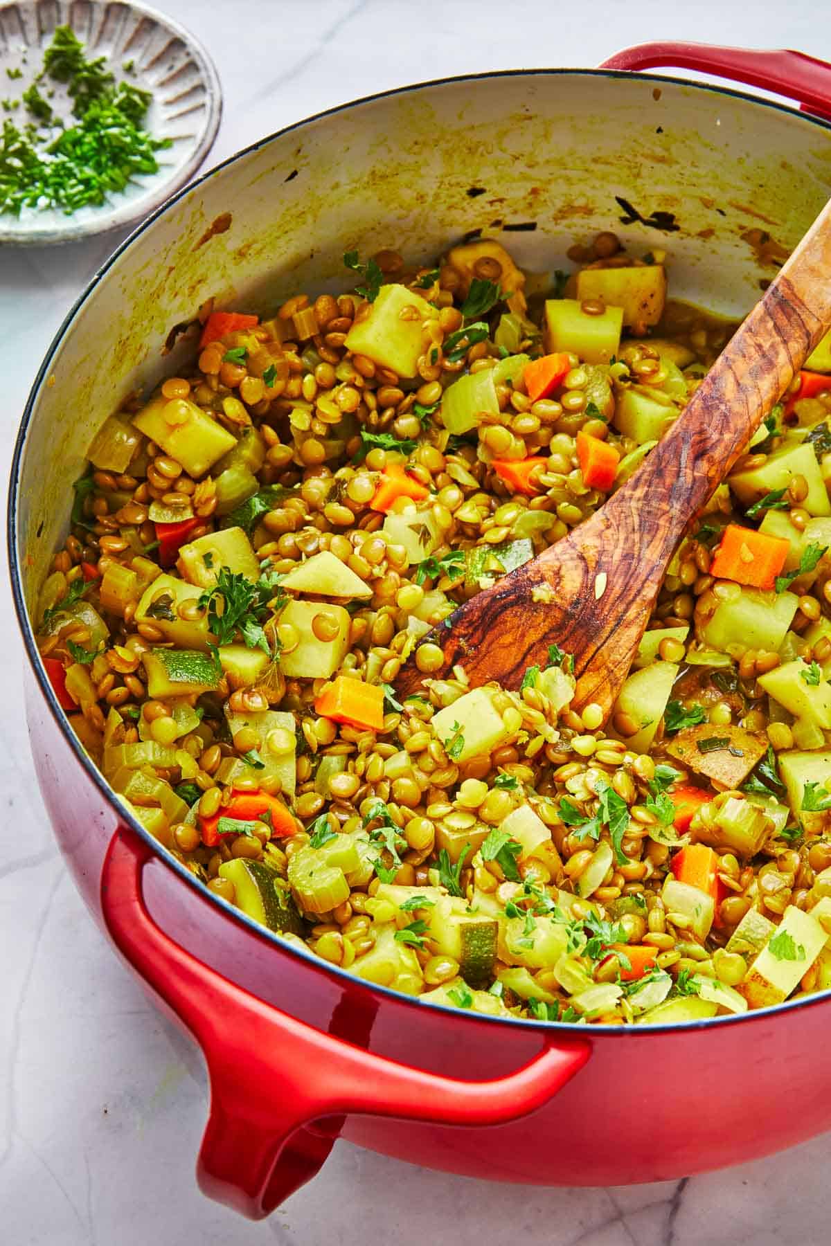 One Pot Lentils Recipe