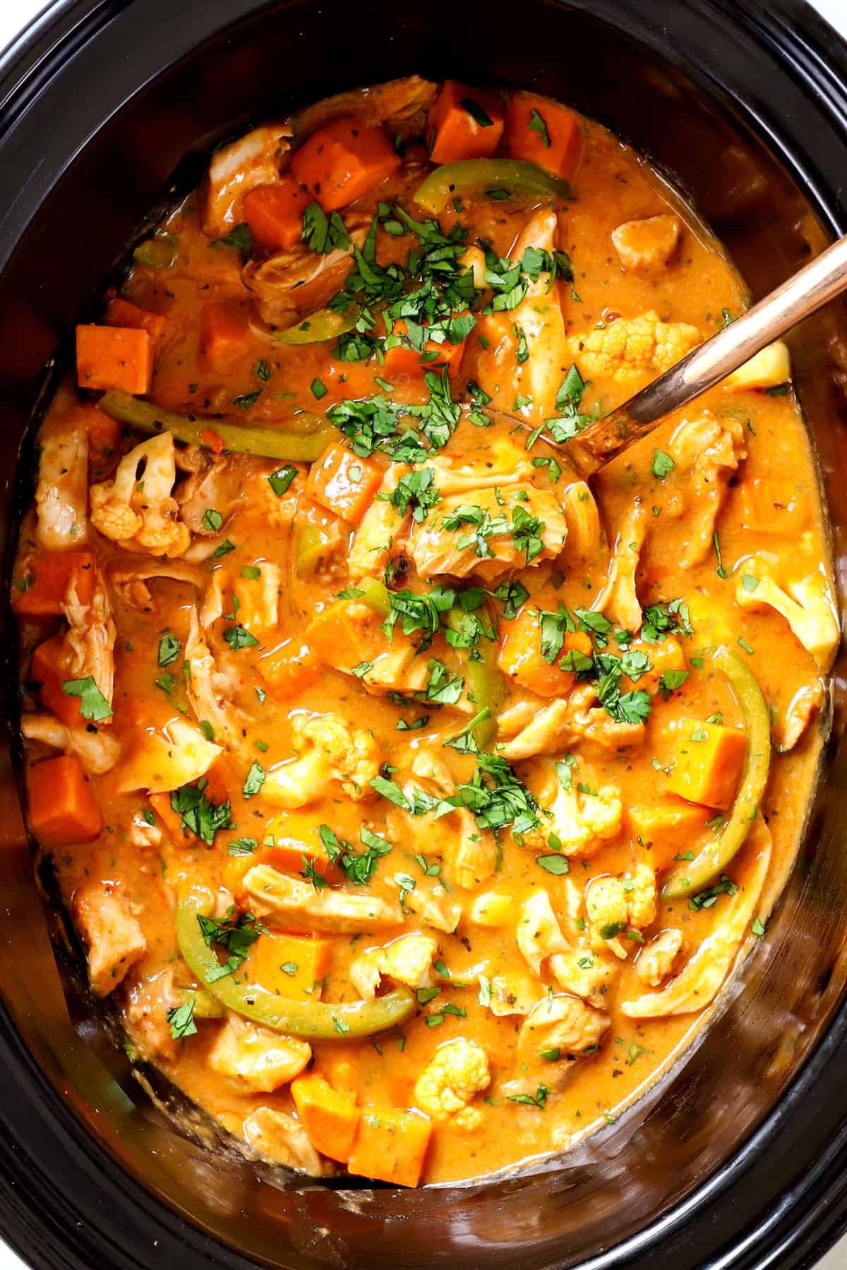 Slow Cooker Thai Coconut Curry Chicken Recipe