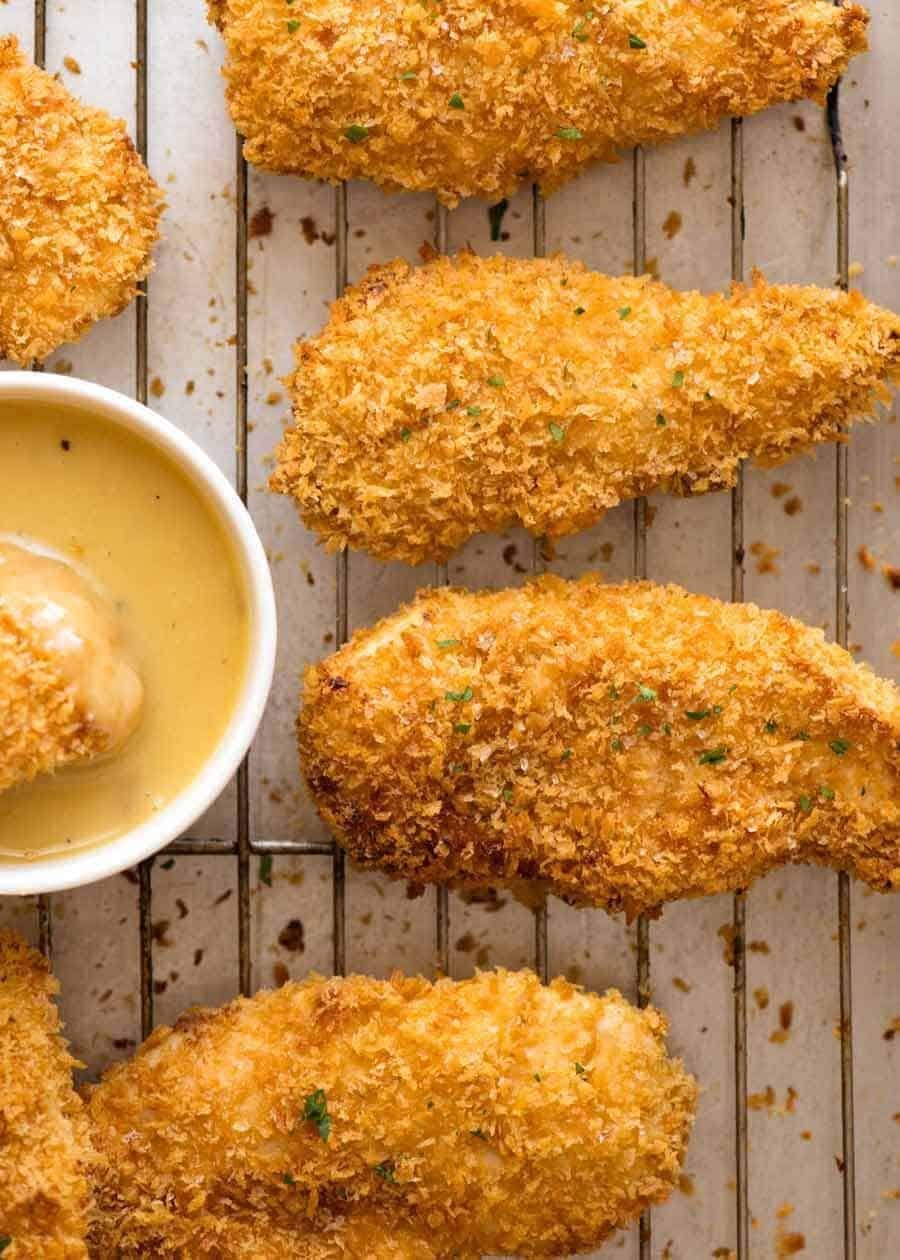 Crispy Baked Chicken Tenders Recipe