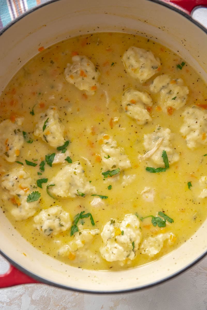 Dutch Oven Chicken and Dumplings Recipe