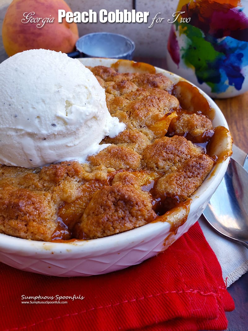 Georgia Peach Cobbler Recipe