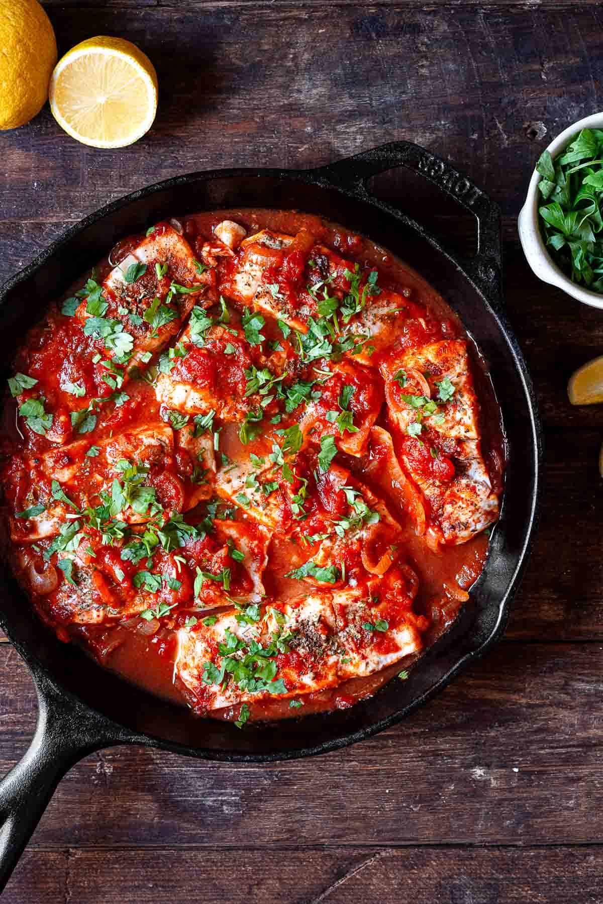 Greek-Style Baked Fish