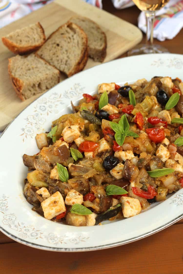 Sheet Pan Sicilian-Style Swordfish with Caponata