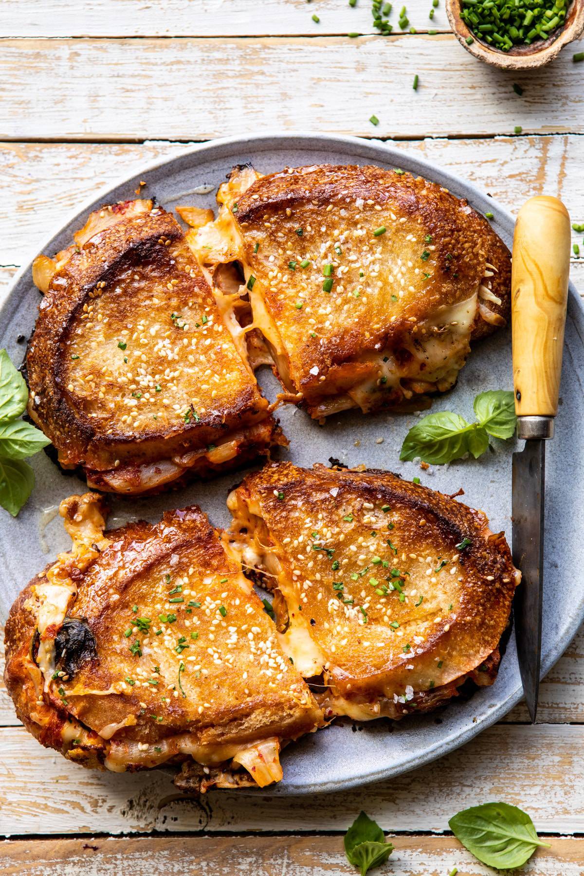 Kimchi Grilled Cheese Recipe