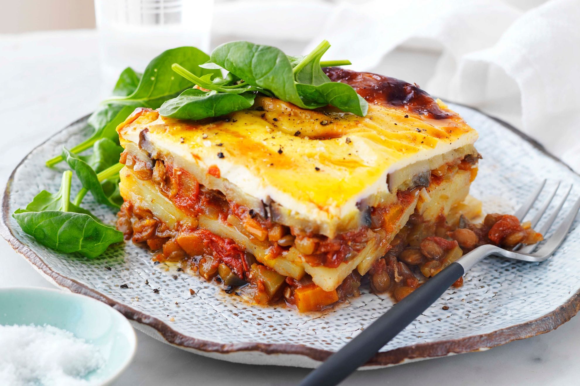 Lentil Moussaka Recipe
