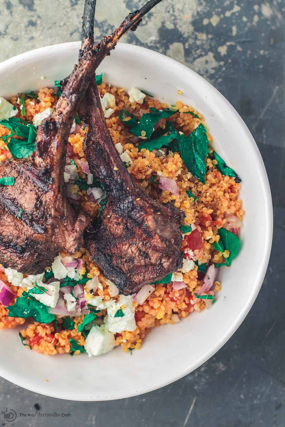 Grilled Mediterranean Lamb Chops Recipe