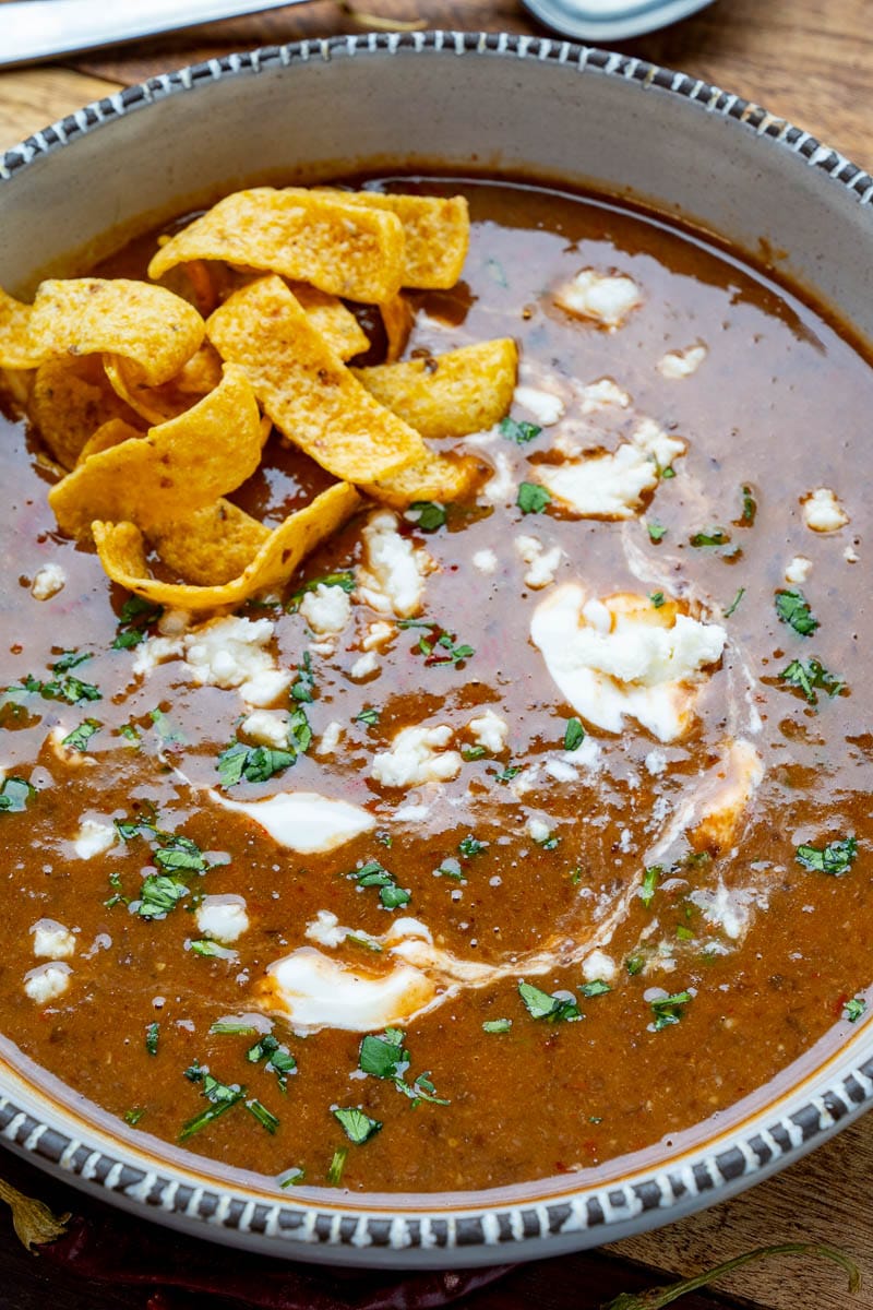 Mexican Black Bean Soup Recipe