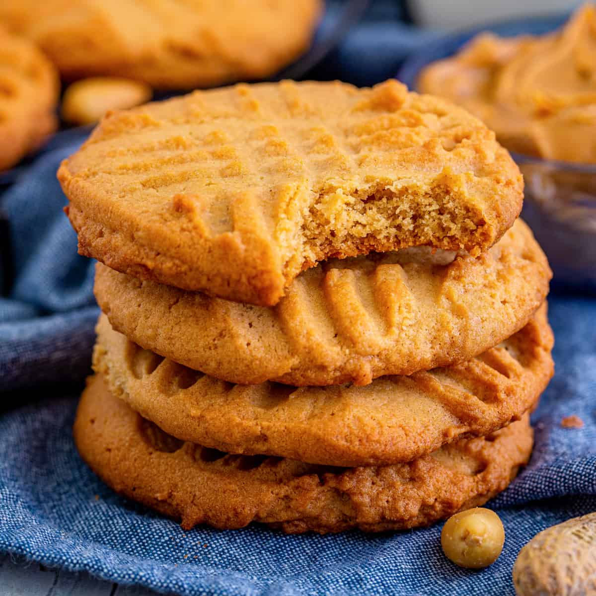 Old-Fashioned Peanut Butter Cookies Recipe
