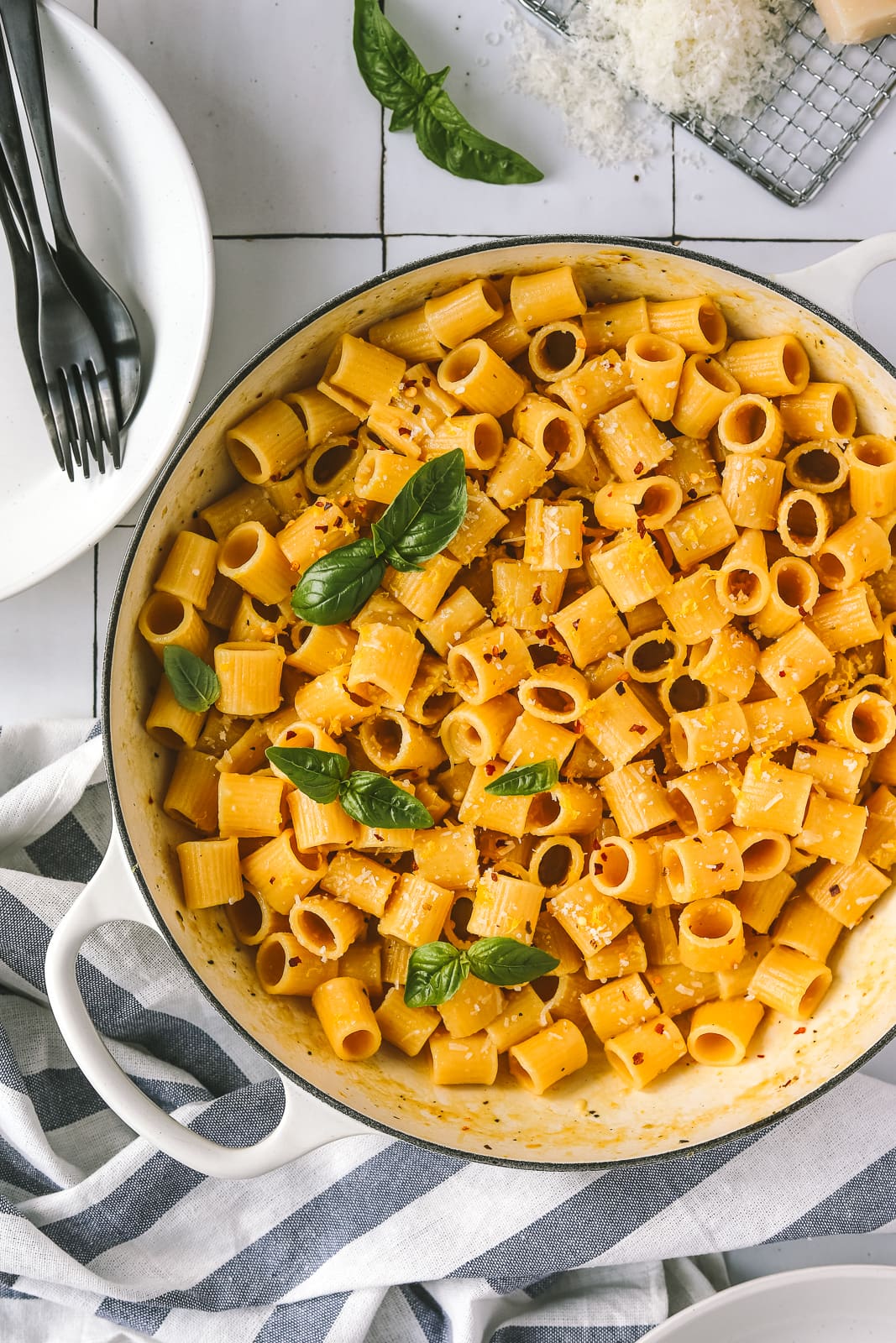 One-Pan Lemon Pasta Recipe
