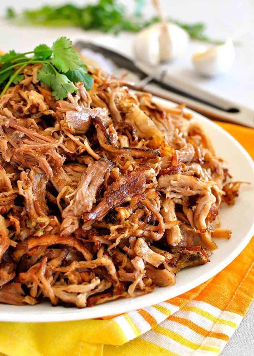 Slow Cooker Pulled Pork Carnitas Recipe
