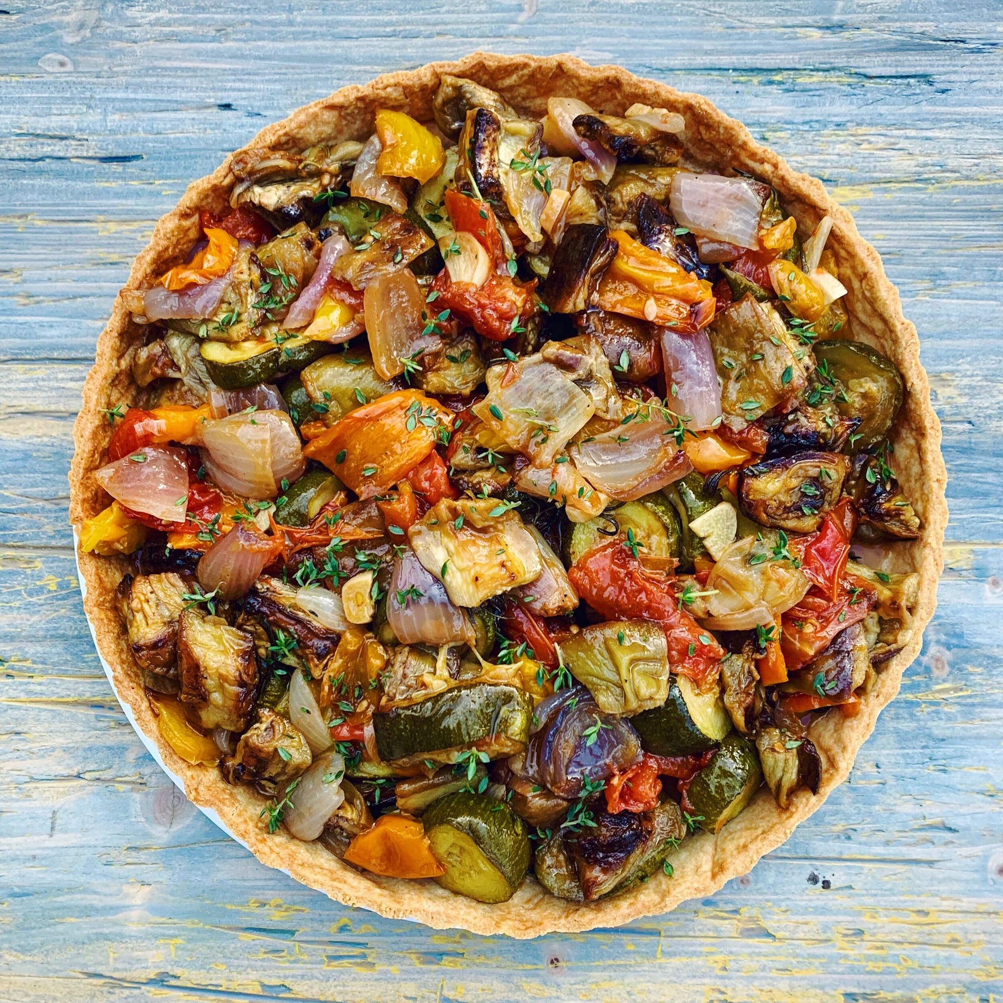 Roasted Vegetable Tart Recipe