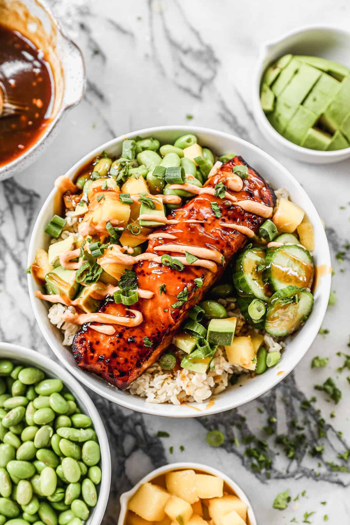 Baked Salmon Bowl Recipe