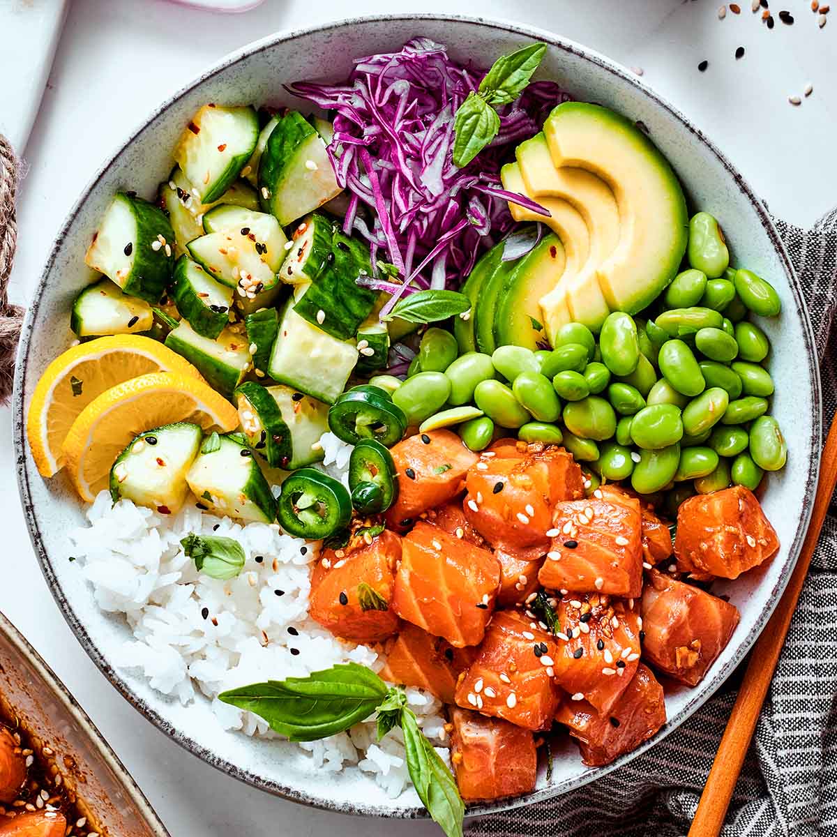 Salmon Poke Bowl Recipe