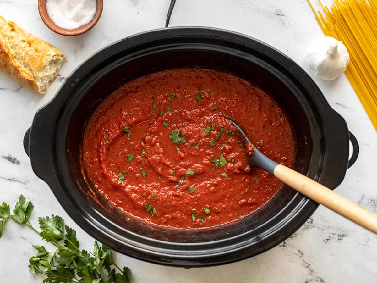 Slow Cooker Marinara Recipe