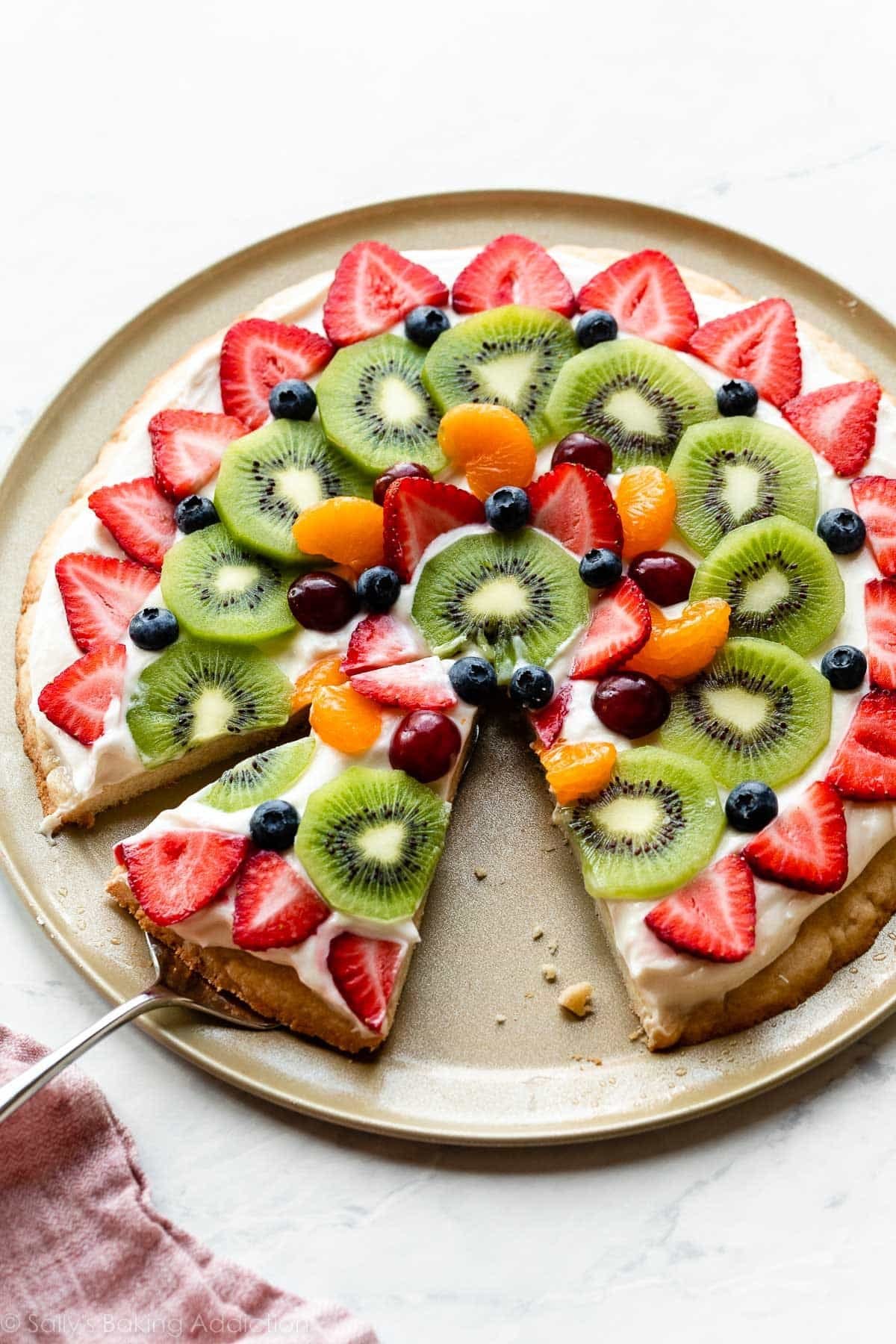 Sugar Cookie Fruit Pizza Recipe