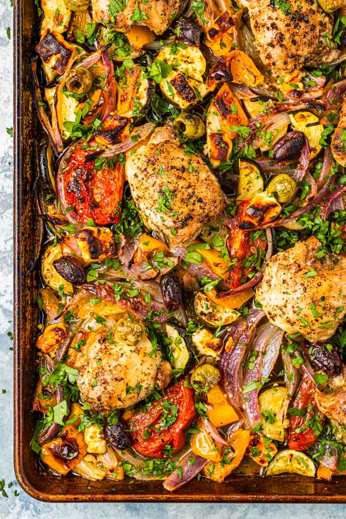 One-Pan Mediterranean Chicken Recipe