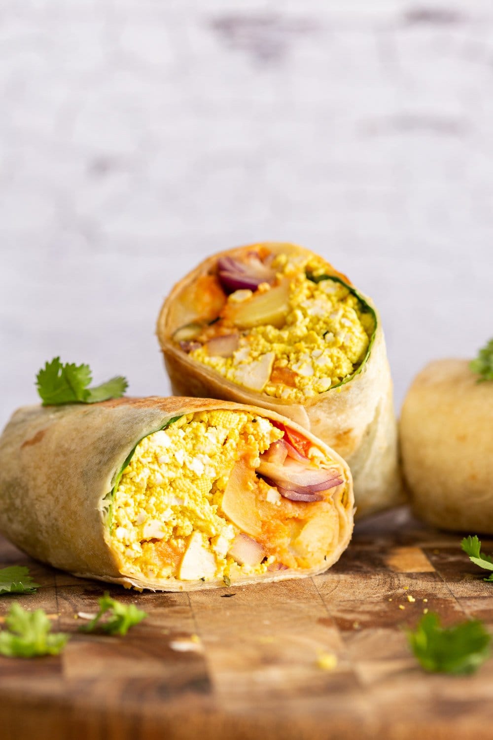 Tofu Scramble Breakfast Burrito Recipe