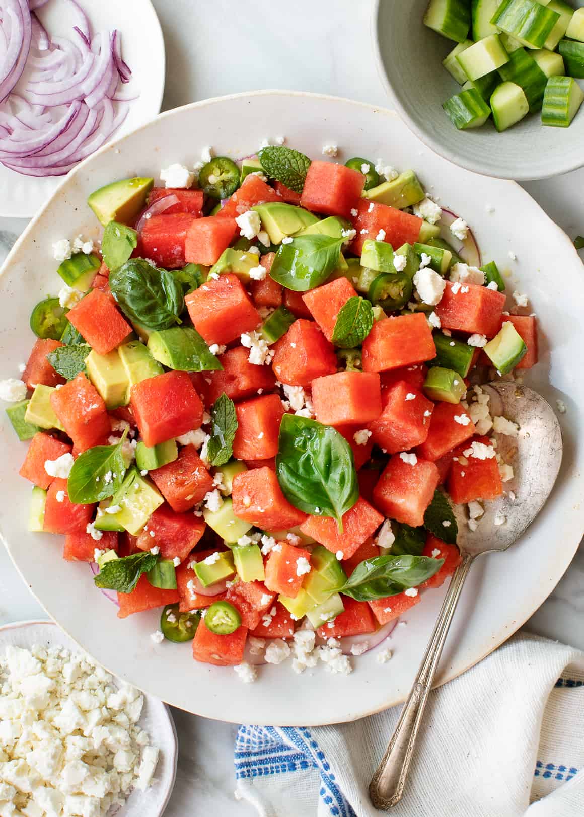 Watermelon and Feta Salad Recipe