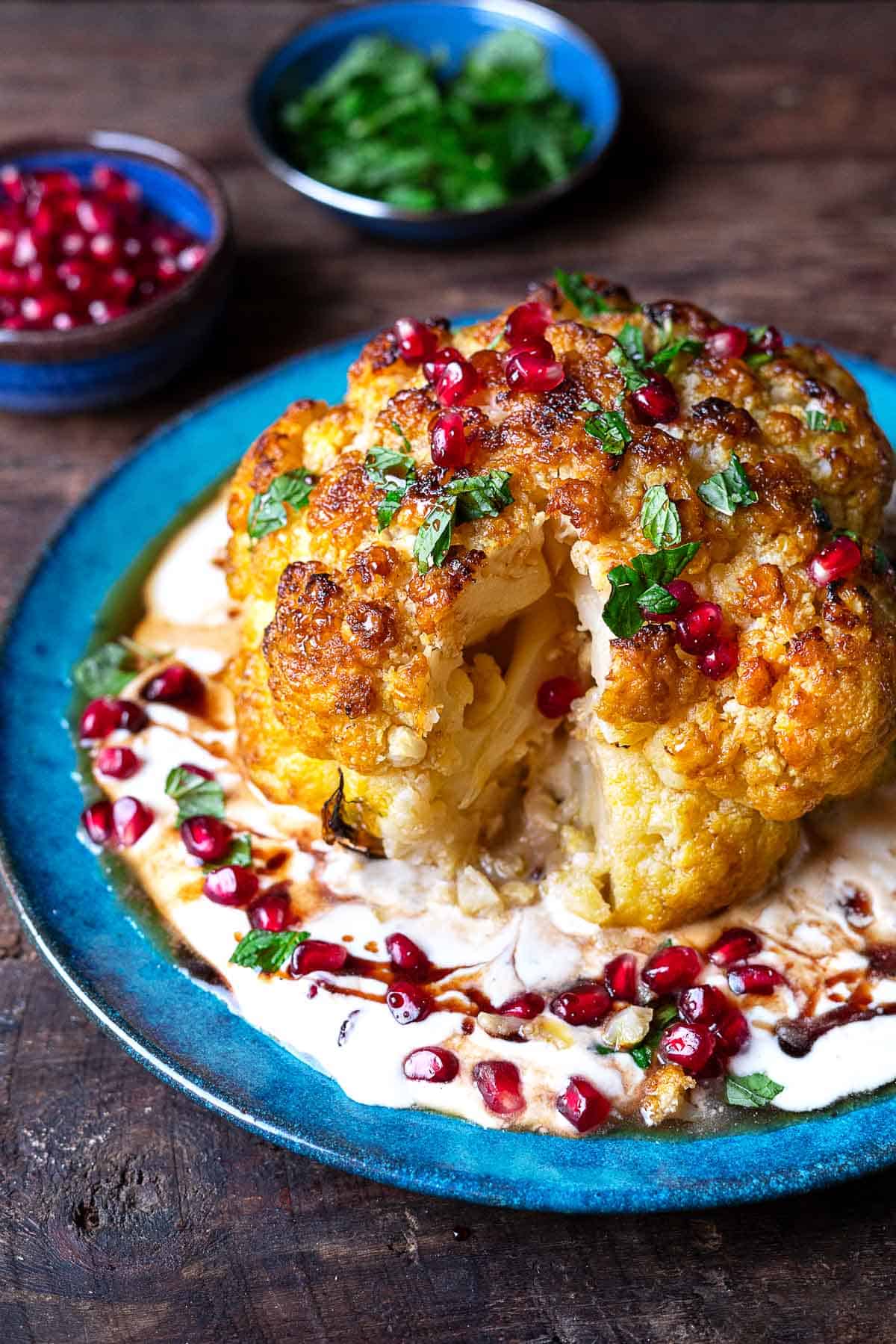 Whole Roasted Cauliflower Recipe