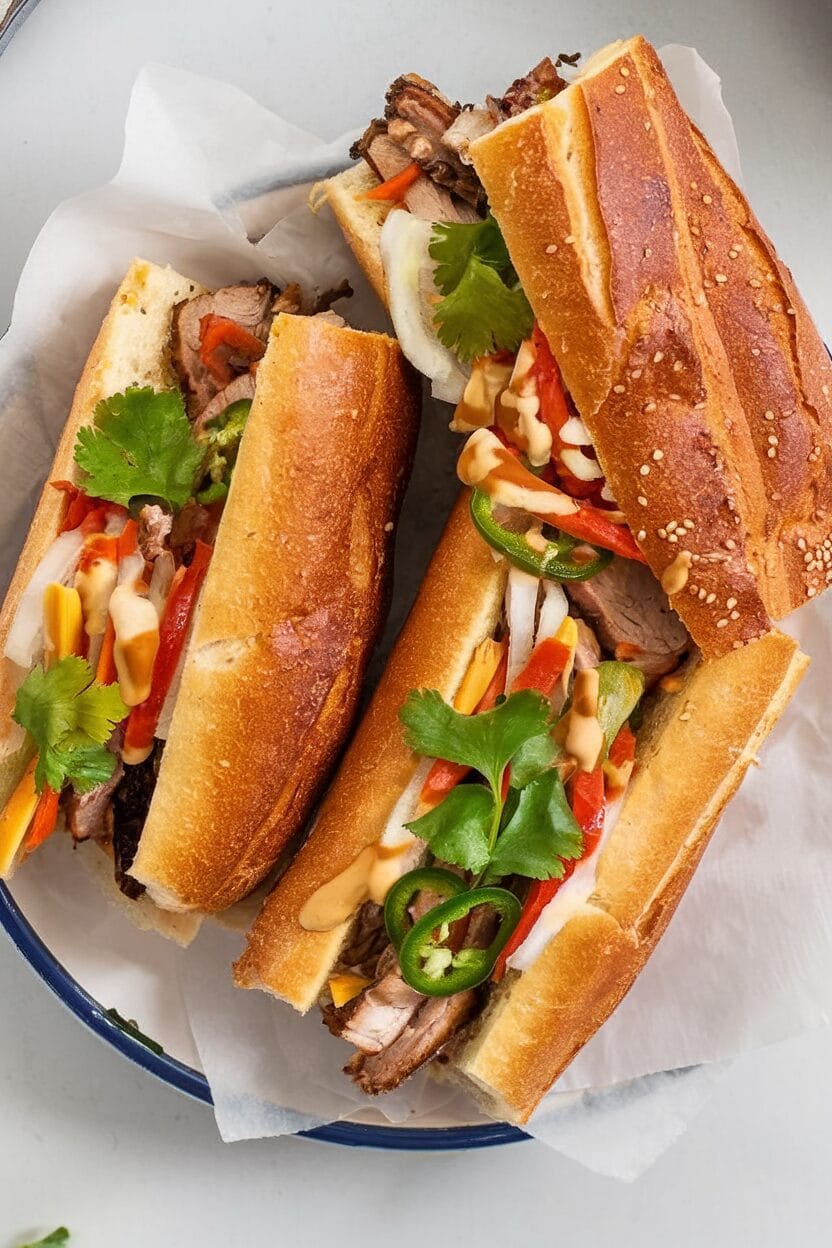 Authentic Banh Mi Recipe with Lemongrass Pork