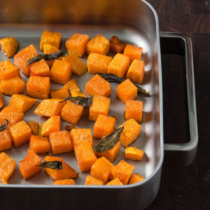 Roasted Butternut Squash with Sage Recipe