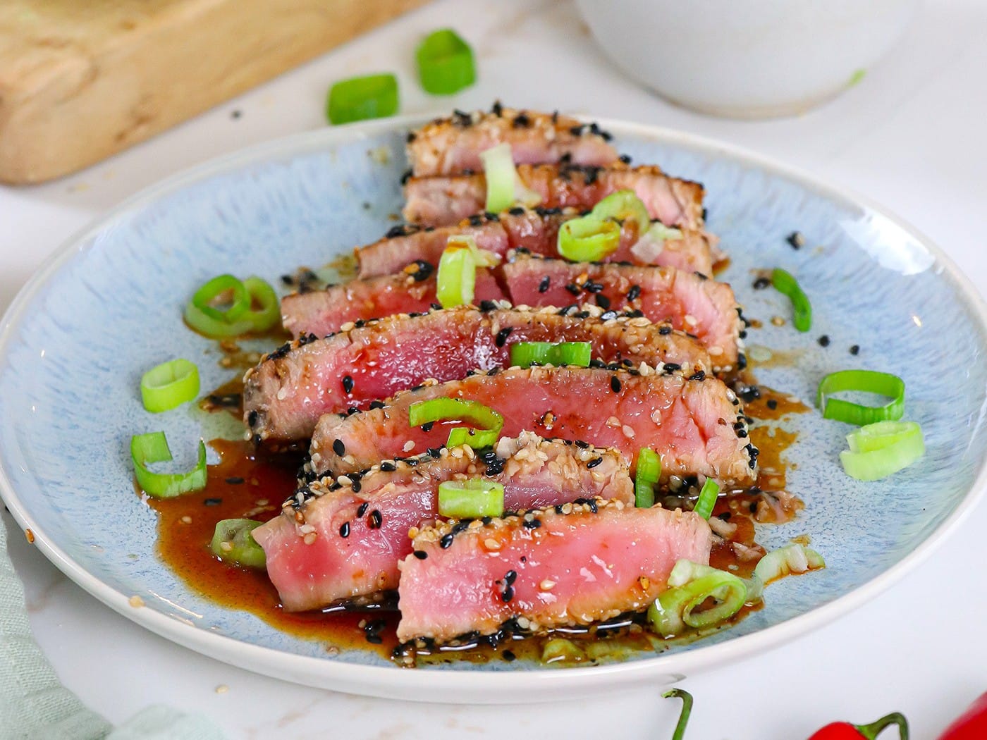 Seared Tuna with Sesame Crust