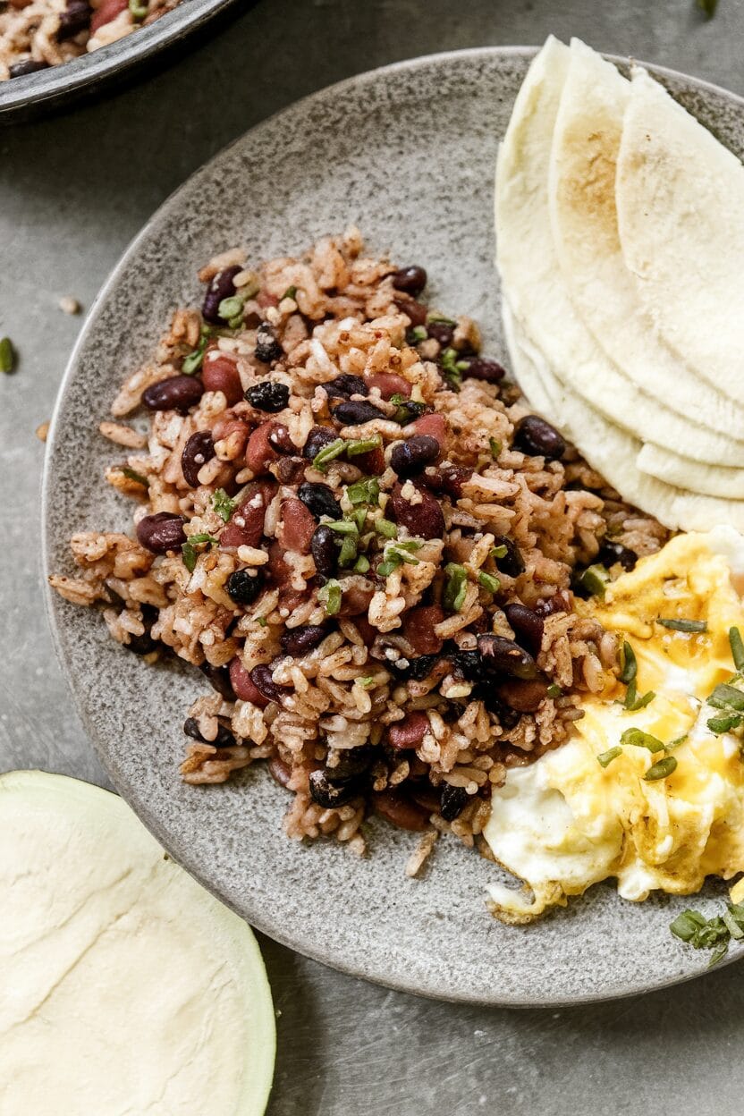 Gallo Pinto (Costa Rican Beans and Rice)