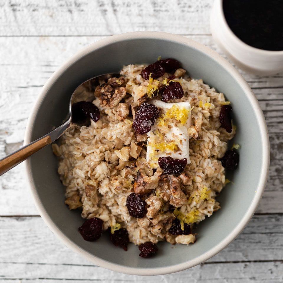 Cherry Walnut Overnight Oats Recipe