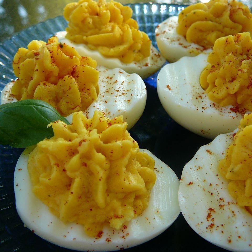 Leftover Potato Salad Deviled Eggs Recipe