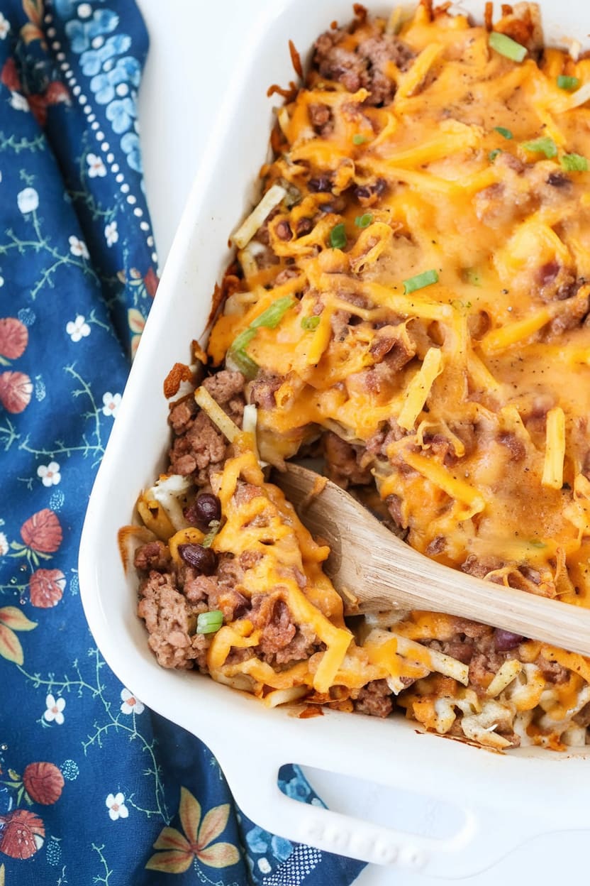 Taco Hashbrown Casserole