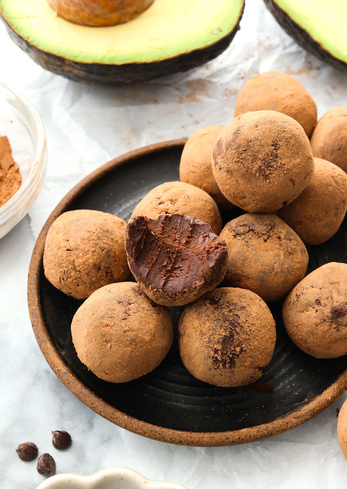 Dark Chocolate Avocado Truffles Recipe