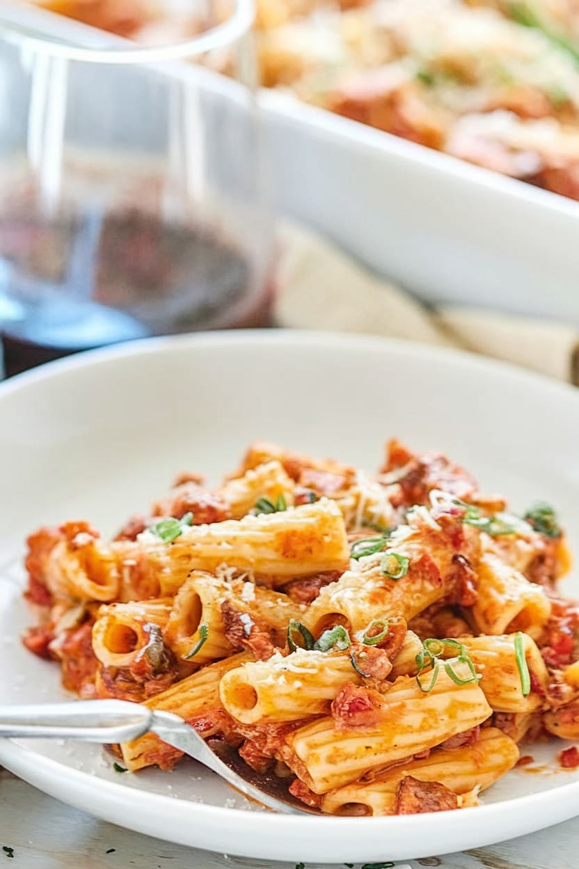 Spicy Sausage Rigatoni