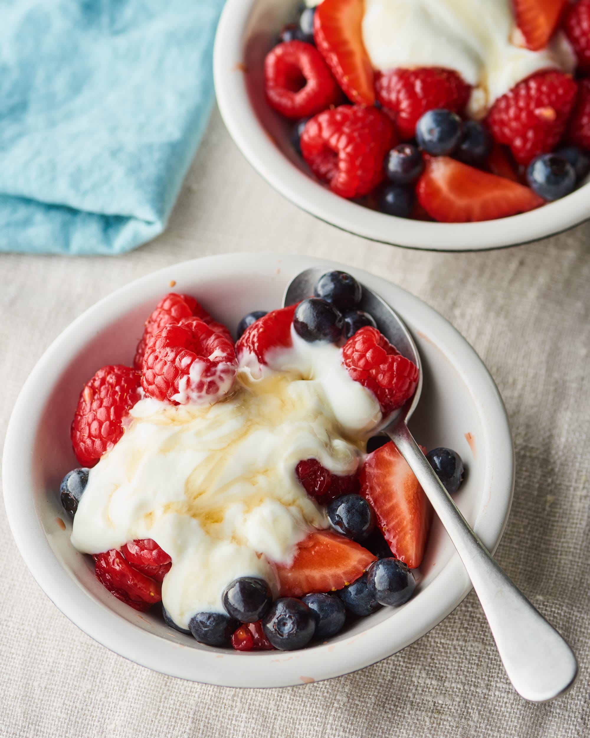 Greek Yogurt with Berries and Honey Recipe