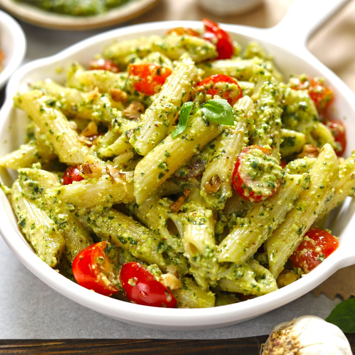 Fresh Basil Pesto Pasta Recipe
