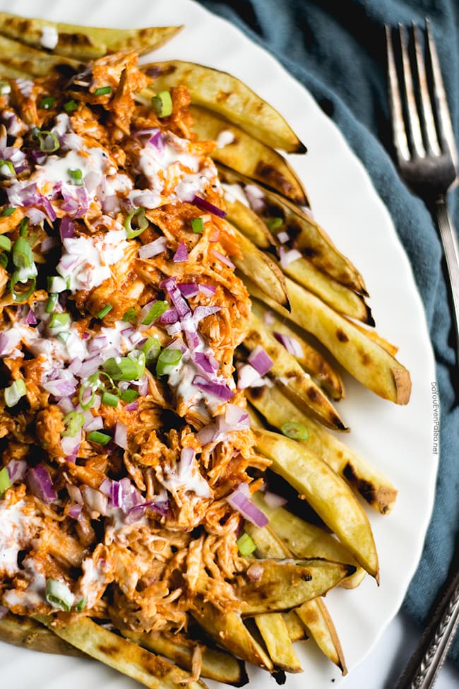 One-Pan BBQ Chicken and Sweet Potato Fries Recipe